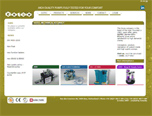Tablet Screenshot of gotecpumps.com